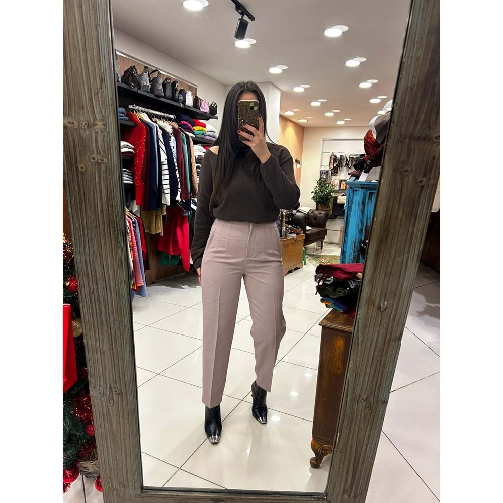 Önü Tarafı Flatolu Pantolon