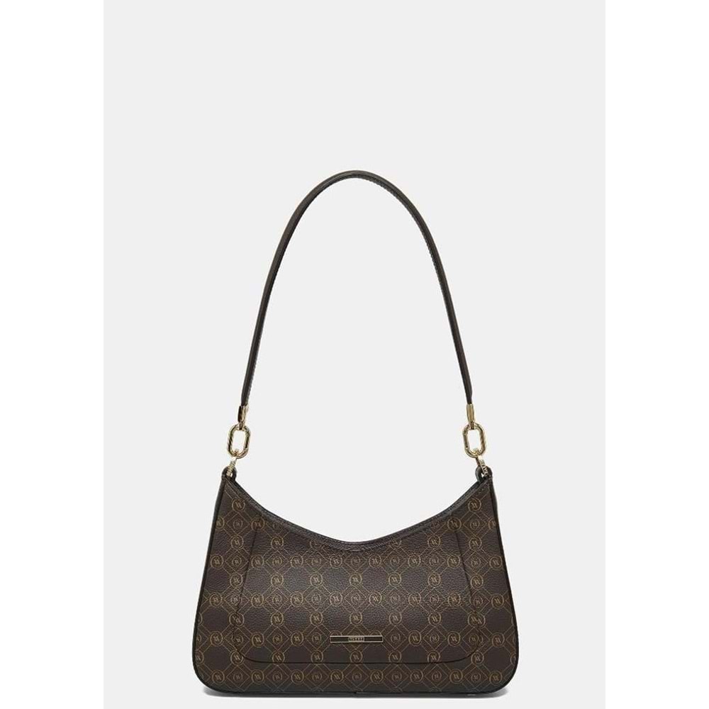 Yanı Zincirli Deri Çanta