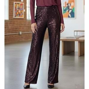 Pullu Payetli Salaş Pantolon