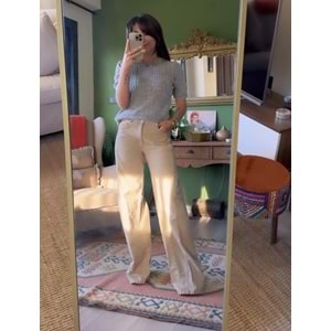 Yandan Cepli Kargo Model Plazzo Pantolon