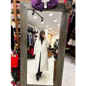 Uzun Kapişonlu Kapitoneli Trençkot