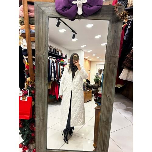 Uzun Kapişonlu Kapitoneli Trençkot