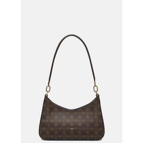 Yanı Zincirli Deri Çanta