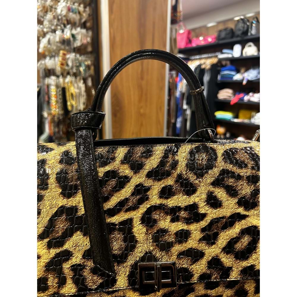 Leopar Şık Çanta