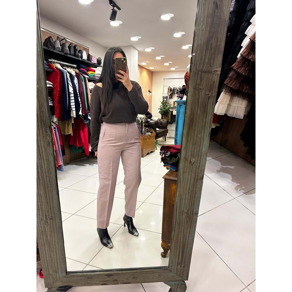 Önü Tarafı Flatolu Pantolon