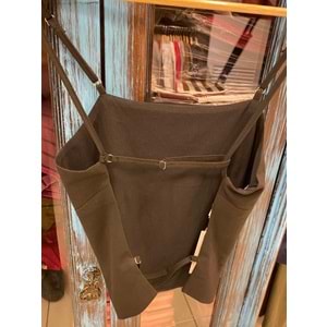 Askılı Sırt Dekolteli Bluz