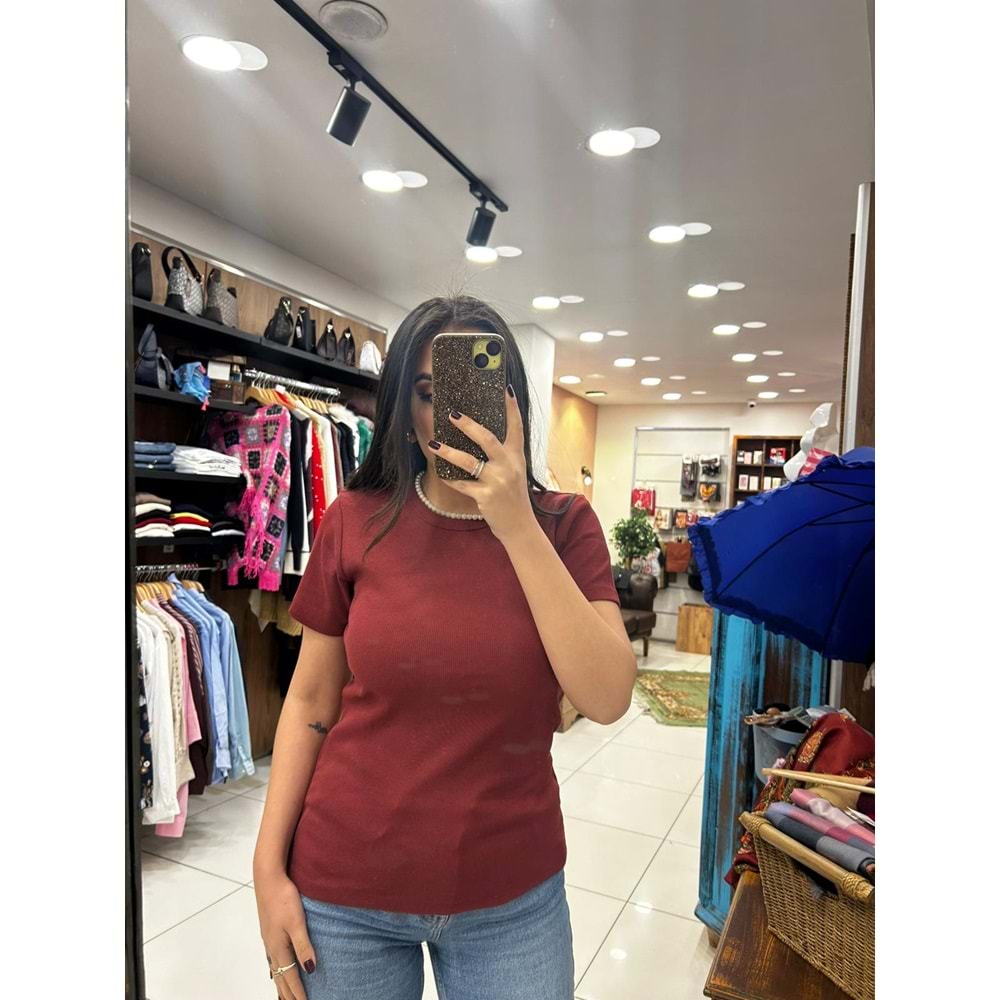 Bisiklet Yaka Kısa tşhrt