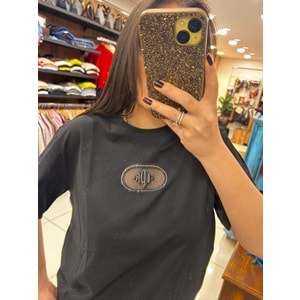 Bisiklet Yaka Önü İşli Tşhirt